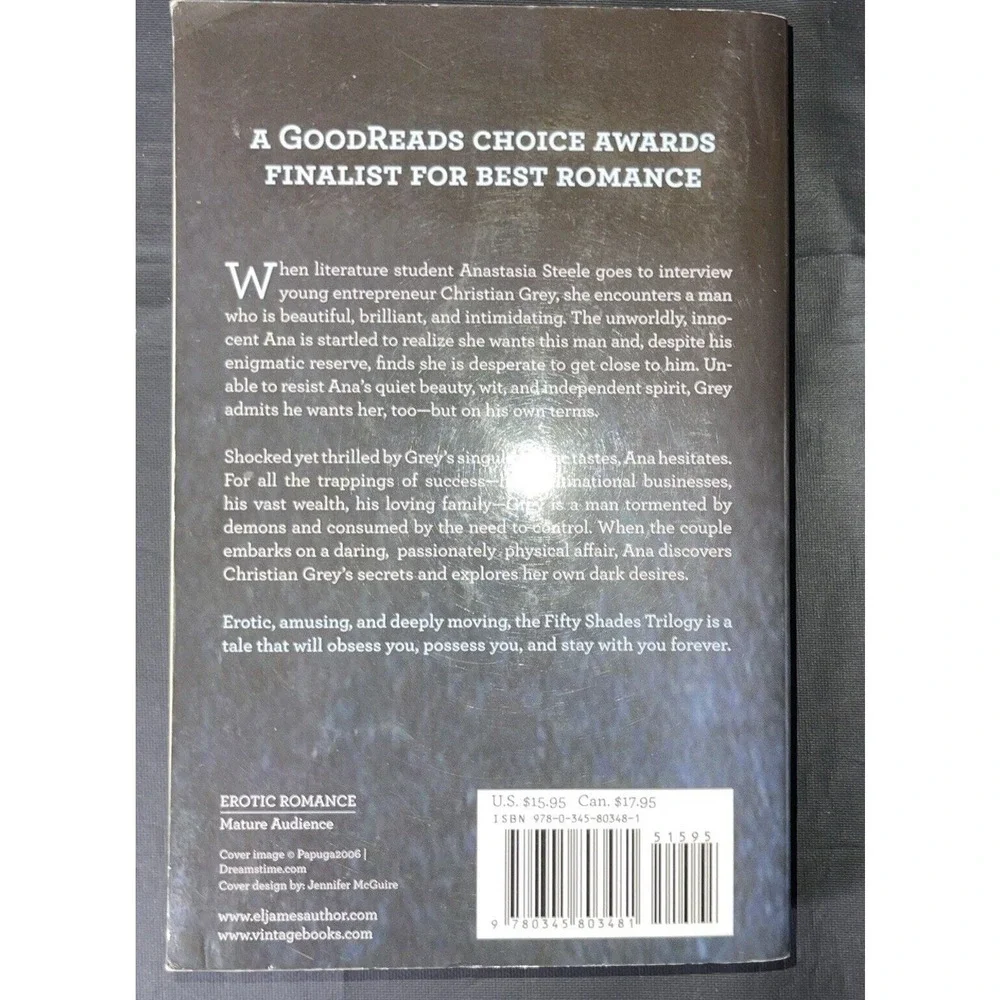 Fifty Shades Of Grey: Book One of the Fifty Sh- paperback, 0345803485, E L James